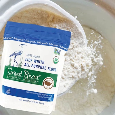 Great River Milling Zipper Lily White Via Great River Milling