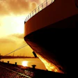 Front Of Cargo Ship At Sunset Public Domain Pictures Pixabay com