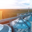 Up Close Grain Elevator With Field Panophotograph Bigstock
