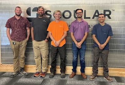 Members of Scoular’s Elevation Training Program's FY24 class, left to right: John Carter, Juston McGaffey, Isaiah Braden, Houston Durham and Larry Balandran.