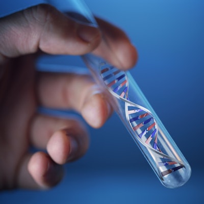 Dna Molecule In Test Tube