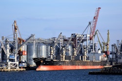 Ship In Industrial Port Spots Of Light Pixabay