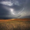 Storm Lightning Over Field Brin Weins Pixabay