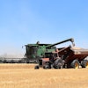 Wheat Harvest Combine In Field Via Pixabay Feb 2023