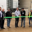 Official ribbon cutting in front of G3's new elevator in Melfort.