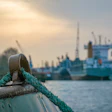 Cargo Ship Docked Focus On Rope Pexels Mali Maeder