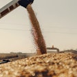 Filling Tractor Trailer With Corn