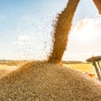 Combine Harvester With Pile Of Wheat Aleksandr Rybalko Bigstock