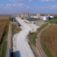 An aerial view shows the current Incobrasa facility in Gilman, Illinois.