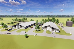 Rendering of new plant improvement facility on NC State University campus.