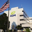 Adm Building With American Flag Via Adm
