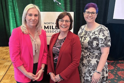 Kim Cooper, NAMA senior director, government affairs, Jane DeMarchi, NAMA president, and Molly Miller, NAMA vice president, regulatory and technical affairs.