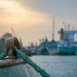Cargo Ship Docked Focus On Rope Pexels Mali Maeder
