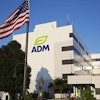 Adm Building With American Flag Via Adm