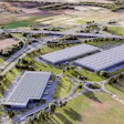 Aerial view of the Aerozone Park in Üllő, Hungary, where the plant will be built.