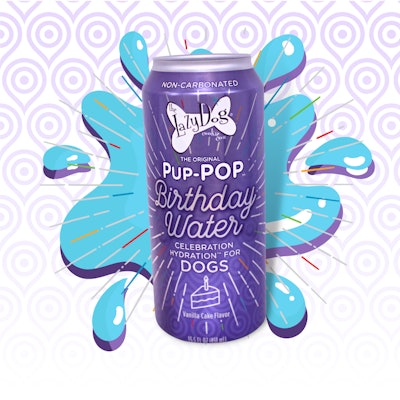 Pup Popr Birthday Water