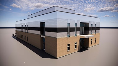Rendering of the new state-of-the-art research facility housing the ARS Southeast Watershed Research Laboratory and the Crop Genetics and Breeding Research Unit.
