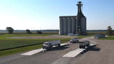 Kahler Grain Truck Traffic