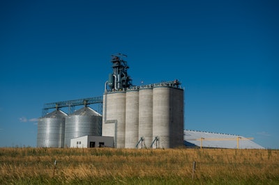 South Dakota Wheat Growers' agronomy, fertilizer and shuttle loading facility in Kennebec, South Dakota.