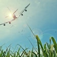 Airplane Over Corn