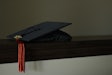 Graduation Cap On Shelf