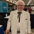 Colonel Sanders stopped by the Poultry Science Association Annual Meeting in Louisville, Kentucky, to get updated on research on raising and processing the world’s favorite bird.