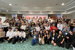 Last week, the Council held its third annual Symposium on Pig Genetic Improvement and Ultrasonic Technology & Forum for Animal Nutrition in Taipei, Taiwan, last week to encourage higher incorporation of U.S. distiller’s dried grains (DDGS) into animal feed. Pictured, USGC Taiwan Director Michael Lu (second row, sixth from left) poses with conference attendees.