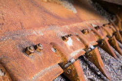 Bulldozer Bucker Close Up
