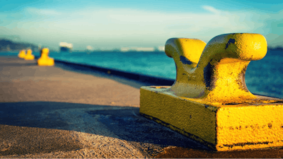 Bollard Port Over Water