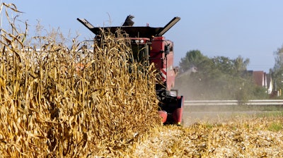 Corn Being Harvested Pixabay
