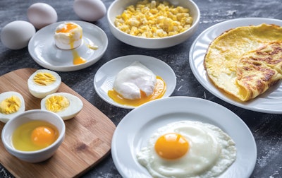 Eggs Cooked Uncooked