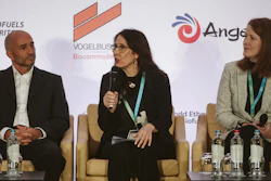 U.S. Grains Council (USGC) Regional Ethanol Manager for the European Union, United Kingdom and Canada Stephanie Larson recently traveled to Brussels, Belgium to participate in the World Ethanol and Biofuels Conference. Larson (center) served as a panelist to discuss ethanol policy challenges alongside Dr. Berit Foss (right), director of sustainability at POET, a Council member and the world’s largest producer of biofuels.