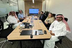 U.S. Grains Council (USGC) staff based in its Washington, D.C. headquarters and regional office in Tunis, Tunisia, recently traveled to the Kingdom of Saudi Arabia to meet with customers of U.S. corn and corn co-products to learn how to increase U.S. market share in the country. Pictured clockwise are USGC Regional Director for Europe, the Middle East and Africa Ramy Taieb (second from left); USGC Deputy Regional Director for Europe and the Middle East Ana Maria Ballesteros; USGC Senior Director of Global Strategies Kurt Shultz; USGC Manager of Global Strategies and Trade Alexander Grabois; and USGC Manager of Global Programs Sadie Marks.