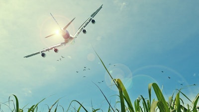 Airplane Over Corn