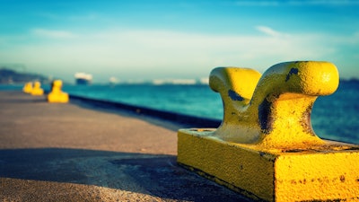 Bollard Port Over Water
