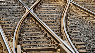 Railroad Track Crossing Pixabay