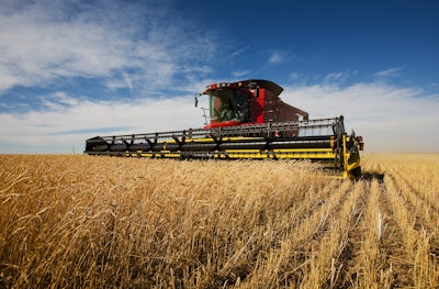 Wheat Harvest Combine