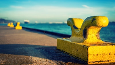 Bollard Port Over Water