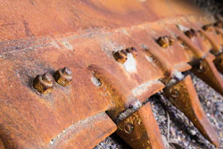 Bulldozer Bucker Close Up