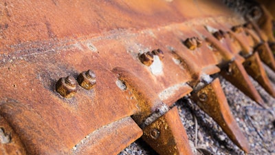 Bulldozer Bucker Close Up
