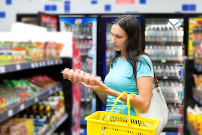 Woman Buying Eggs