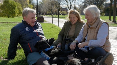 The 'Unleashed with Katie Couric' series will feature a retired Army Colonel who became the first military amputee to return to combat, and his journey of healing with his Canine Companions service dog.