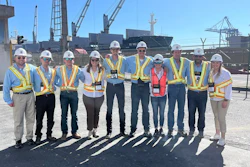 At Guatemala’s largest port, Terminal De Granos Del Pacifico, See for Yourself participants included (from left to right): Andrew Armstrong (OH), Gentry Clark (MS), Cody Clift (KY), Elizabeth Pfaff (IN), Cale Buhr (NE), Jonathan Griffel (IL), April Bowar (SD), Luke Bellar (KS), Landon Moore (NC) and Jenna Maher (MI).