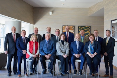 Just prior to the start of Commodity Classic 2025, USSEC members elected the 2025-26 Board of Directors with Janna Fritz (seated, center), a U.S. Soy farmer from Bad Axe, Mich., as Chair.