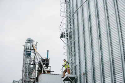 Figure 2: Inspection of bucket elevator