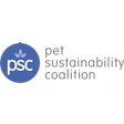 Pet Sustainability Coalition logo with blue circular design and leaf symbol