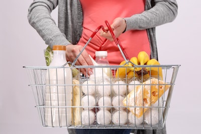 Shopping Basket Milk Eggs