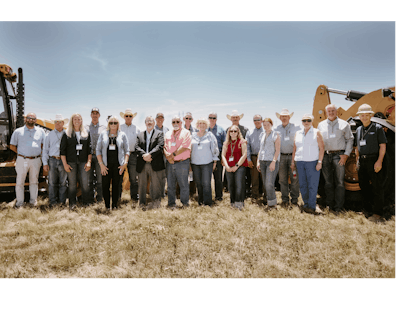 5V groundbreaking ceremony attendees.