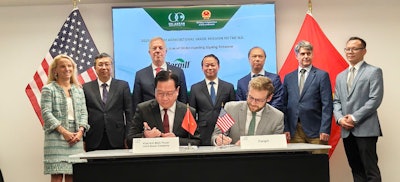 MoU signing to purchase US agricultural commodities.