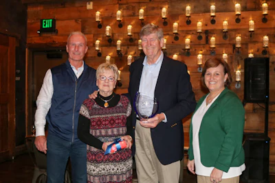(L to R) AFIA Board chair Dan Meagher, Marta and Tim Belstra and AFIA President and CEO Constance Cullman